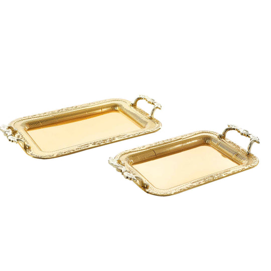 Serving Tray Set - Gold