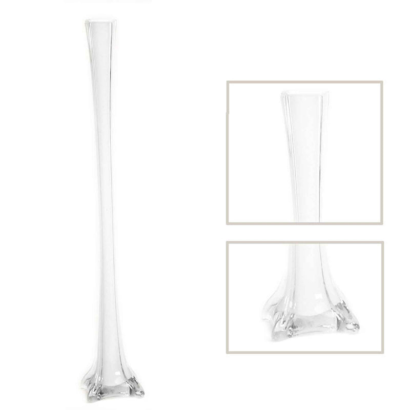Eiffel Tower Vase 24" - Set of 12 - Events and Crafts-Events and Crafts