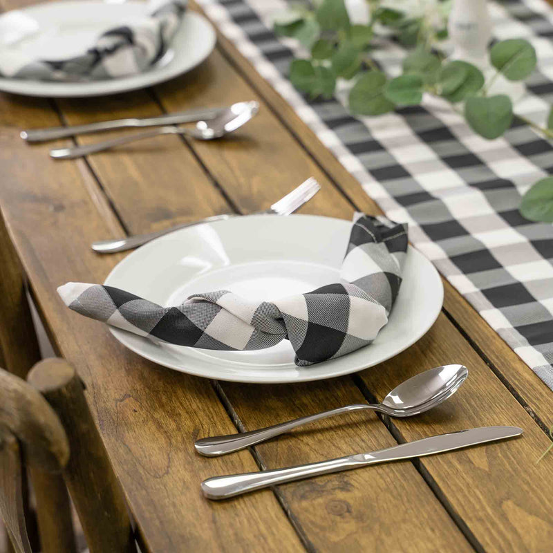 Buffalo Plaid Checkered Napkins Set of 6 - Events and Crafts-Simple Elements